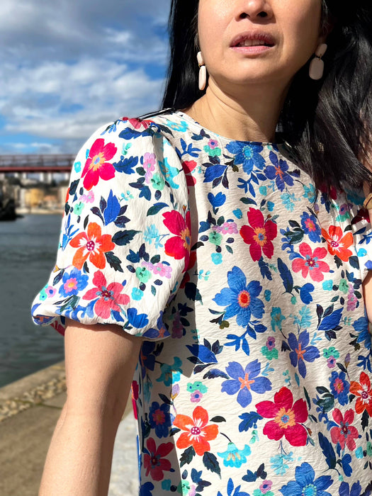 Satijn Viscose Getextureerd Naia - My Dress Made