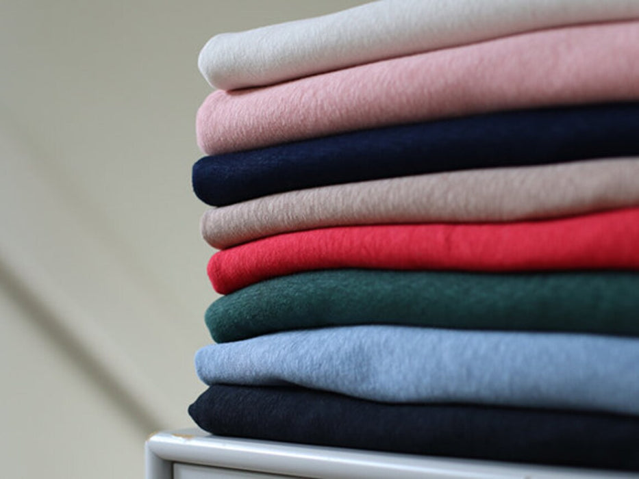 Organic Cotton Flamé Interlock Sweet Peach - Mind the Maker