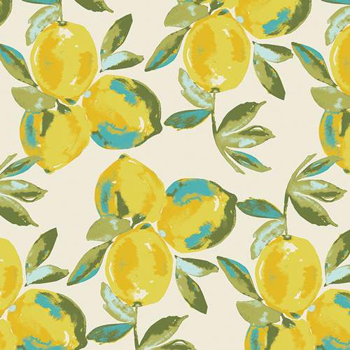 Cotton Jersey Yuma Lemons Mist - AGF