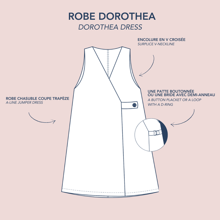 Naaipatroon Dorothea - Lise Tailor