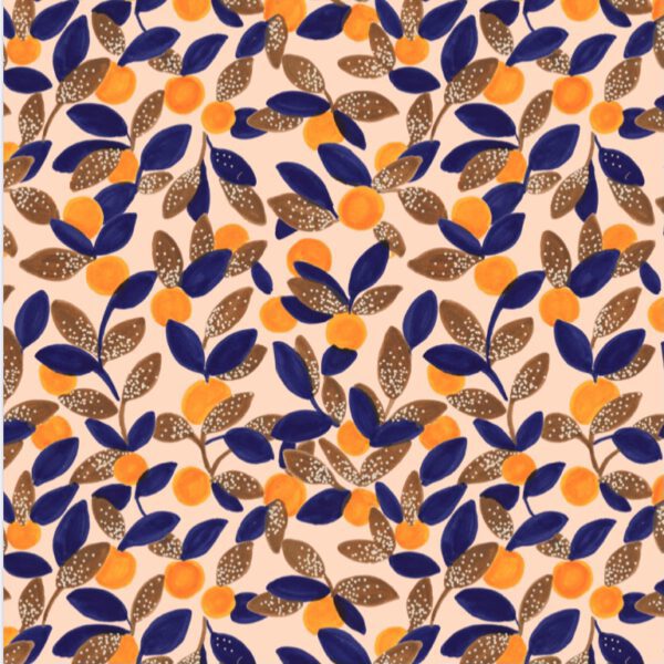 EcoVero™ Viscose Stof Mandarine Lise Tailor 