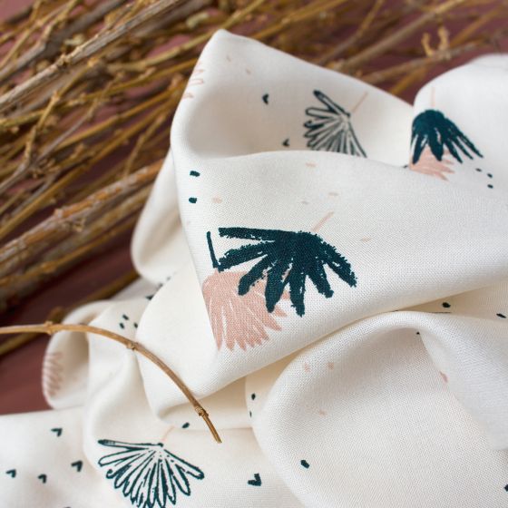 EcoVero™ Viscose Palmetto Off White Atelier Brunette