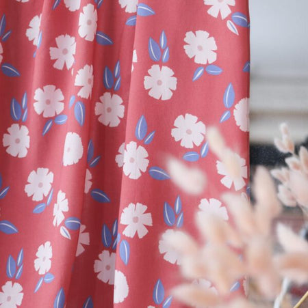 EcoVero™ Viscose Rosee Printaniere Lise Tailor