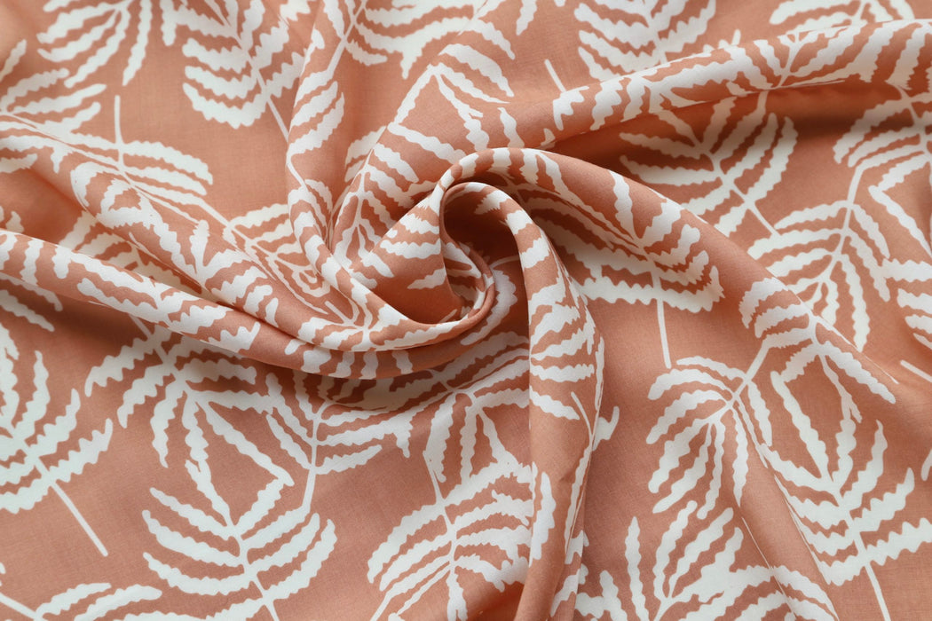 Coupon +/- 125 cm Rayon Ferngully Cinnamon - AGF