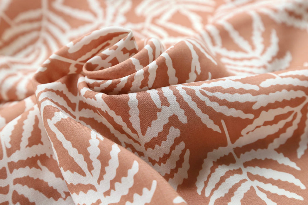 Coupon +/- 125 cm Rayon Ferngully Cinnamon - AGF
