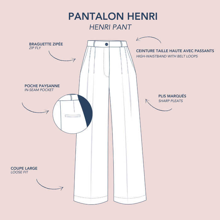 Naaipatroon Henri - Lise Tailor
