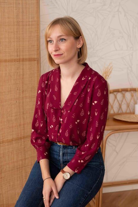 Naaipatroon Herbier Blouse - Lise Tailor