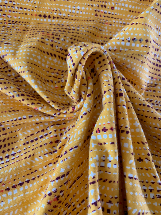 Cotton Jersey Fluxus Ochre - AGF