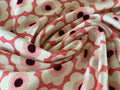 GOTS Certified Cotton Jersey Sakura Nippon Flowers Pink - Albstoffe