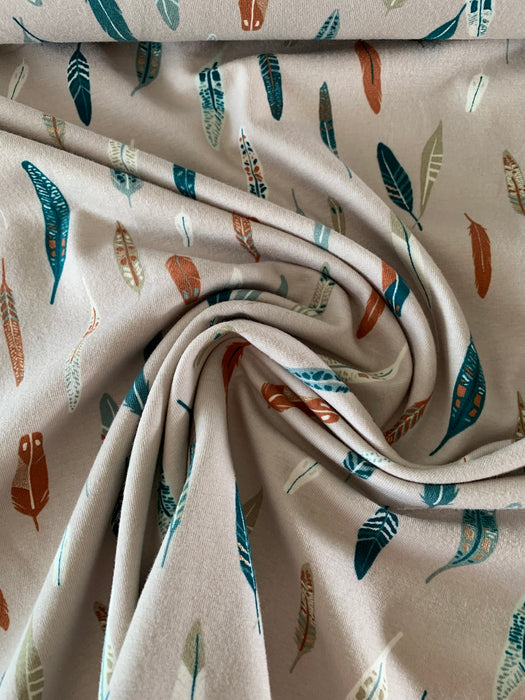 Cotton Jersey Heather & Feathers Dim - AGF
