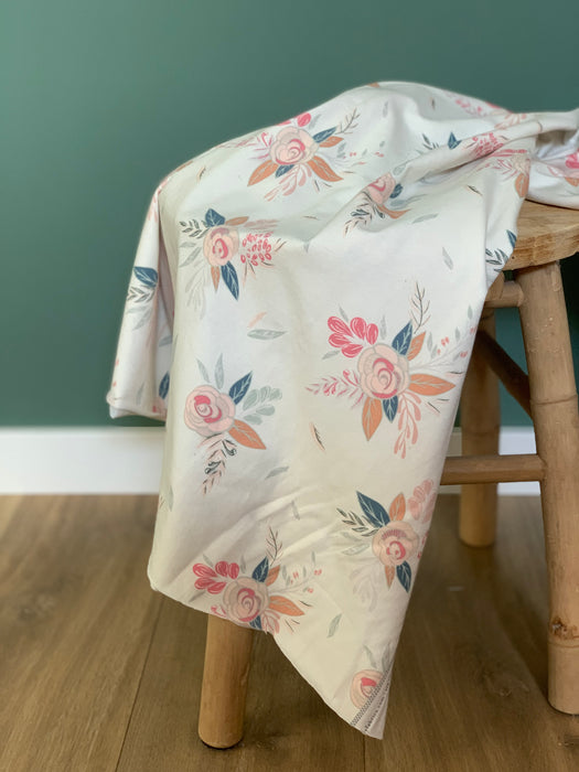 Cotton Jersey Montrose Blossoms Creme - AGF