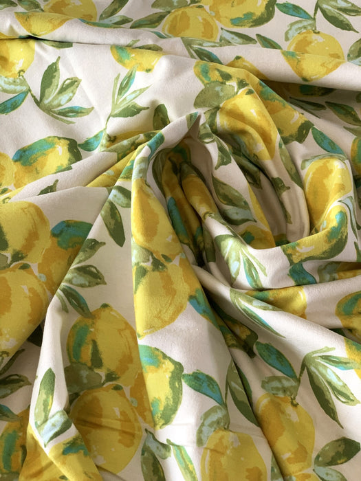 Cotton Jersey Yuma Lemons Mist - AGF