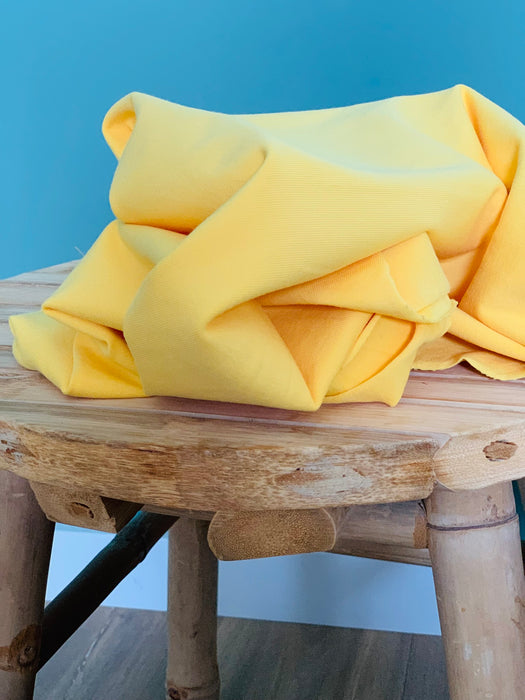 Bio Katoen Jersey Yellow - Quality Textiles
