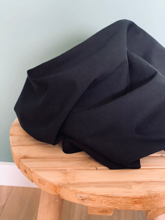 Bio Katoen Jersey Black - Quality Textiles