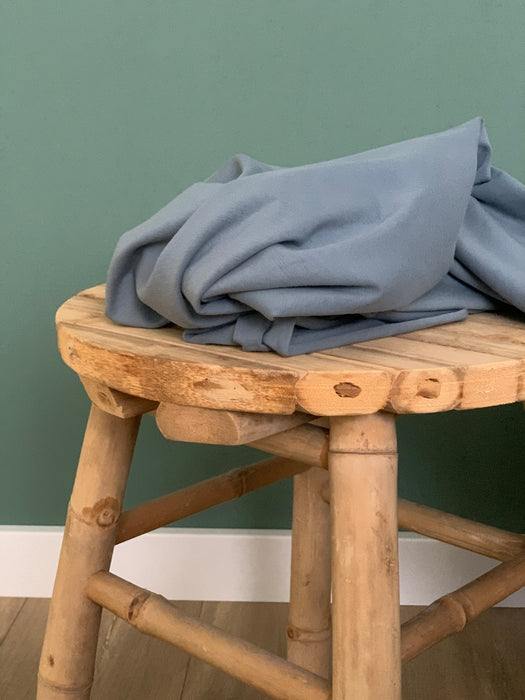 Bio Katoen Jersey Dusty Blue - Quality Textiles
