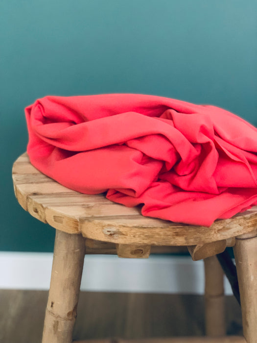 Bio Katoen Jersey Coral - Quality Textiles