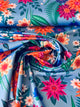 'Performance' Jersey/Lycra - Abundance Paars/Blauw - Albstoffe