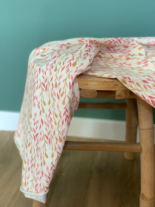 Katoen Jersey Whispers Inbloom Sweetplain - AGF