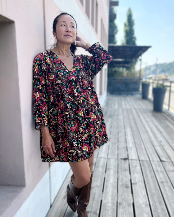 Viscose Flamed Bohemian - My Dress Made