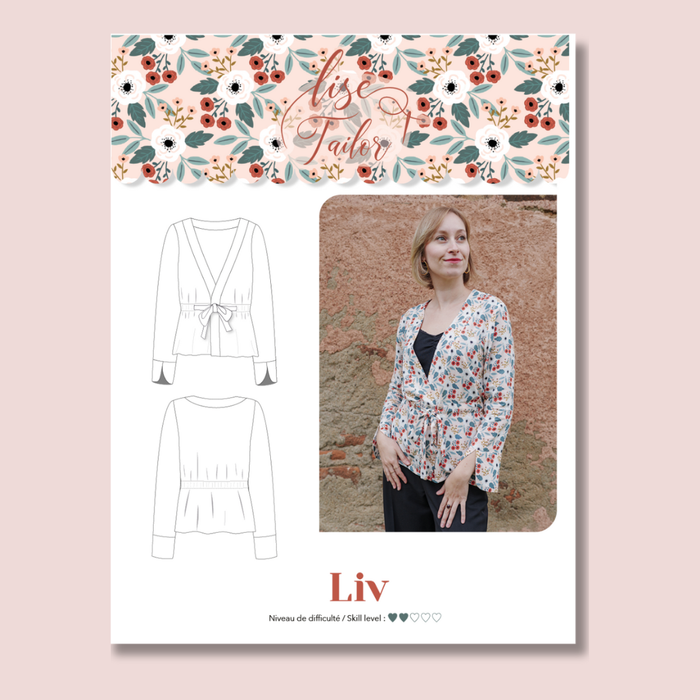 Naaipatroon Liv blouse van Lise Tailor