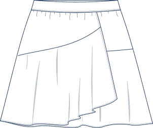 Naaipatroon Bliss Rok Lise Tailor voorkant