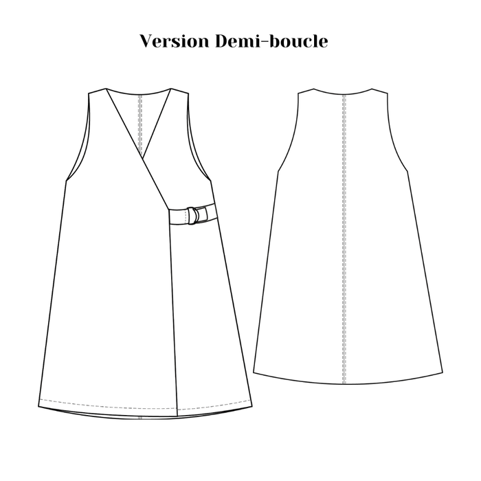 Naaipatroon Dorothea overslagjurk Lise Tailor