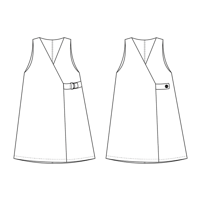 Naaipatroon Dorothea overslagjurk Lise Tailor