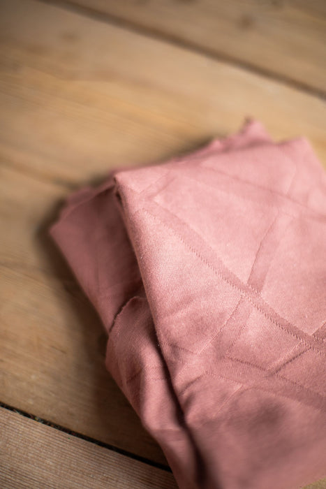 Organic Wave Jacquard Knit Old Rose Mind the Maker