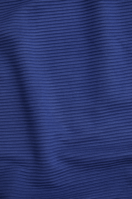 Self-Stripe Ottoman Knit Lapis - meetMILK
