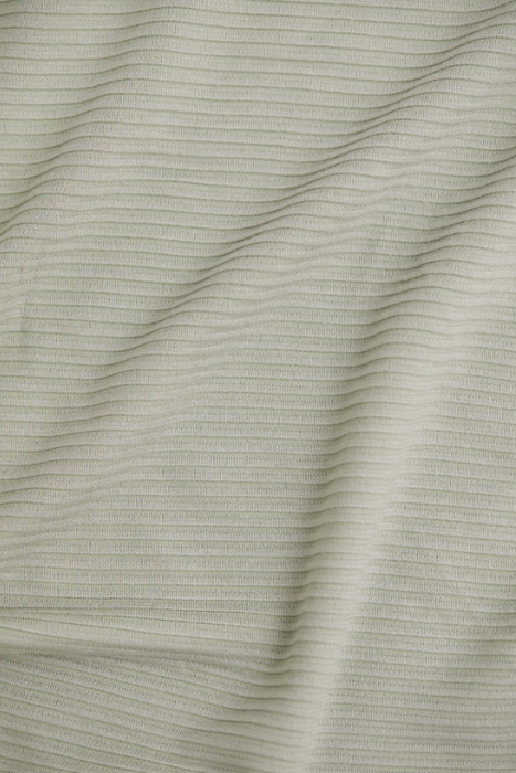 Self-Stripe Ottoman Knit Soft Mint - meetMILK