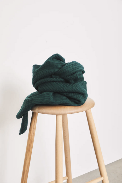 Organic Selanik Knit Bottle Green - Mind the Maker