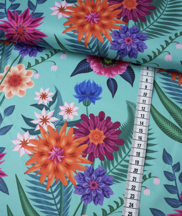 'Performance' Jersey/Lycra - Abundance Mint - Albstoffe
