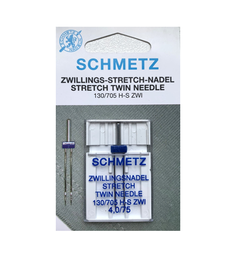 Schmetz Tweelingnaald Stretch 4/75