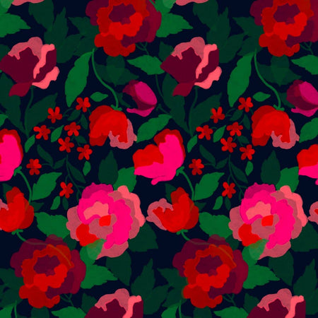 Viscose Jersey La Roseraie Lise Tailor