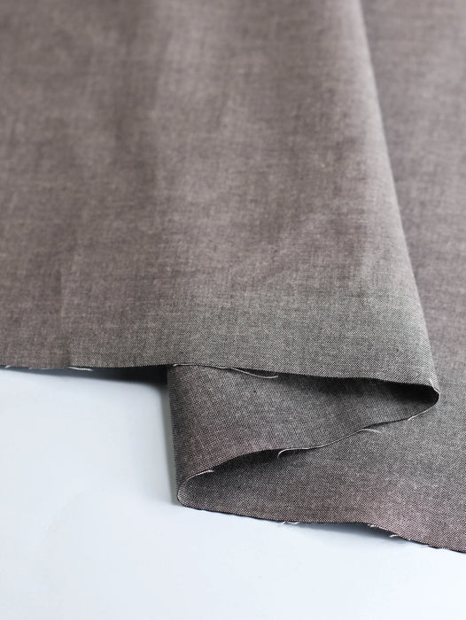 Coal Cotton Chambray - Mind the Maker