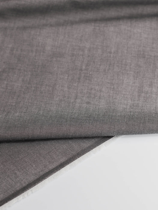 Coal Cotton Chambray - Mind the Maker