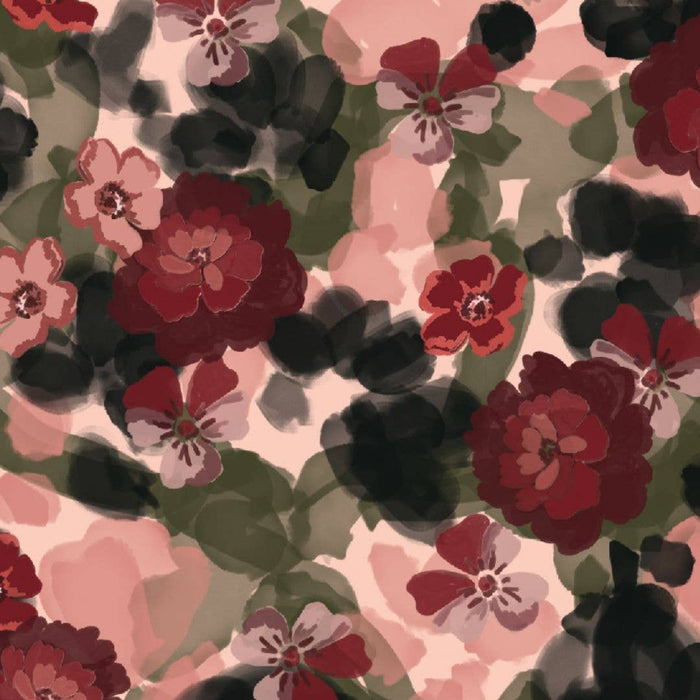 Viscose Twill Flower Drips - Lise Tailor
