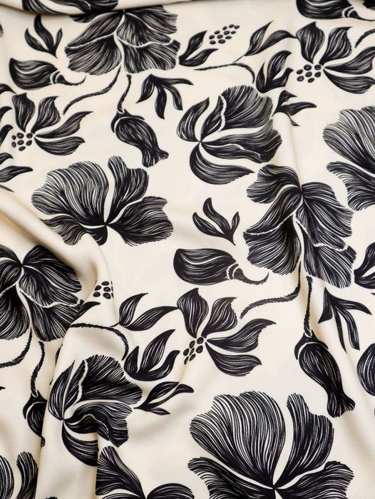 Ecovero™ Viscose Twill Loa Black - Mind the Maker